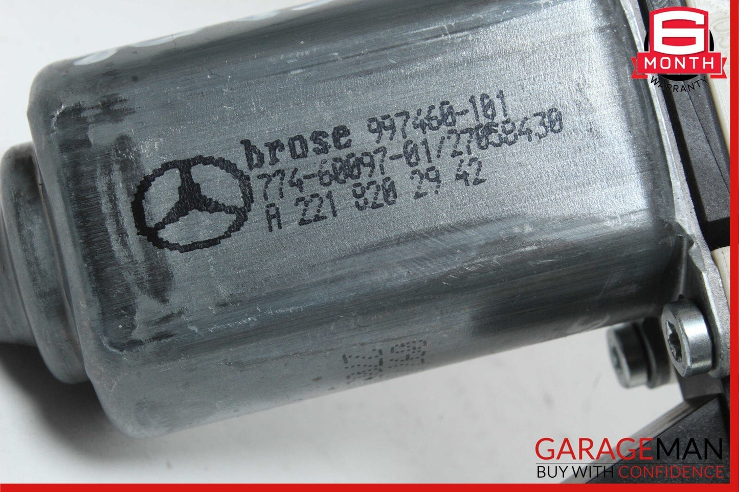 07-13 Mercedes S600 S550 S63 AMG Rear Left Side Door Window Regulator Motor Unit