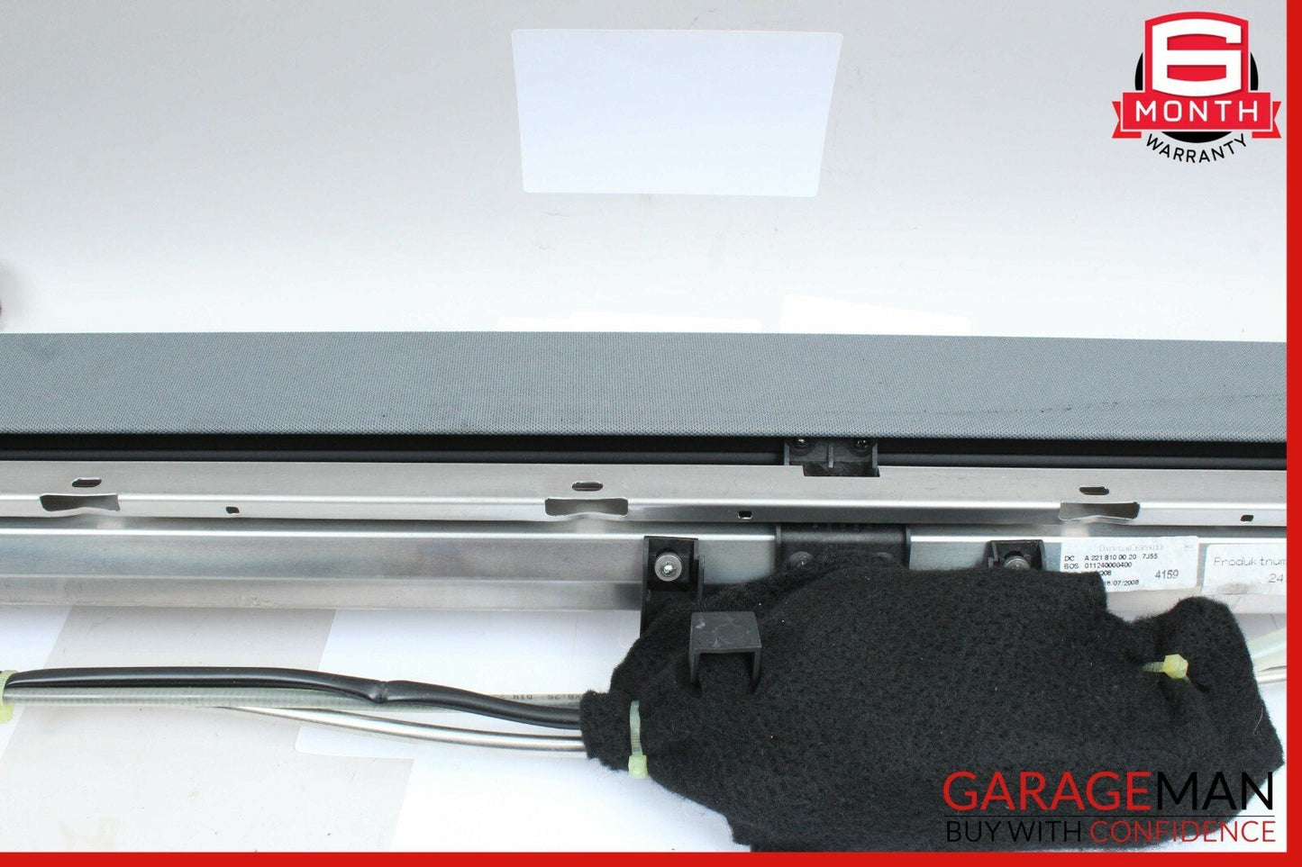 07-13 Mercedes W221 S600 S63 AMG Rear Window Sun Shade Screen Roller Blind Gray