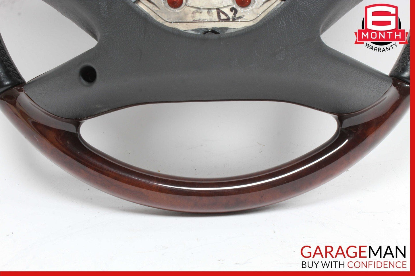 10-14 Mercedes W221 S550 S600 Steering Wheel w/ Paddle Shifters Black Wood OEM