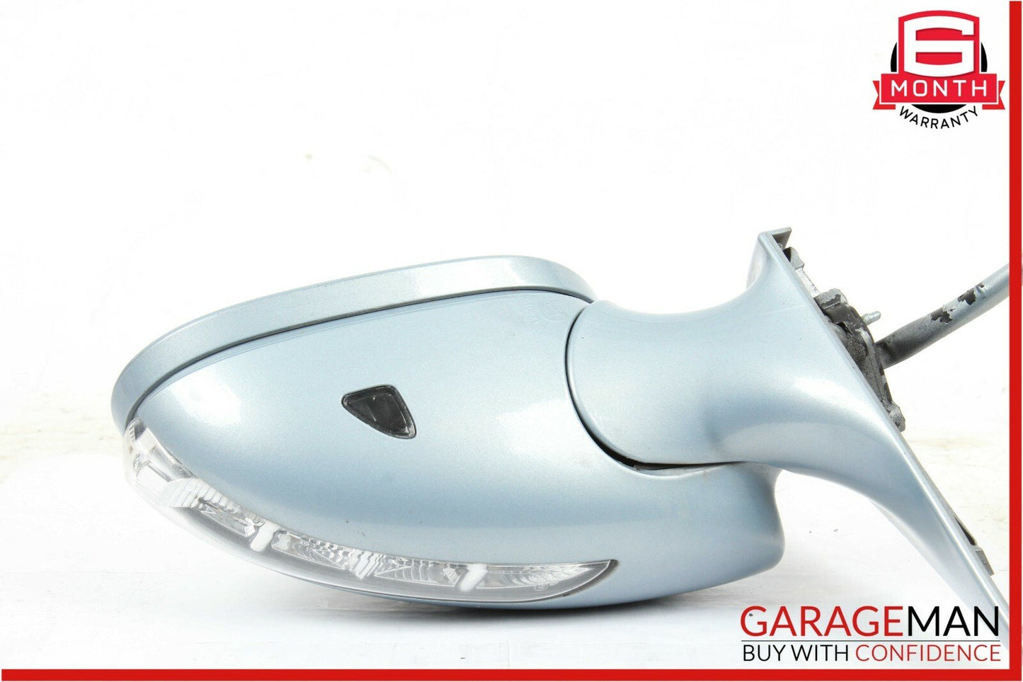 07-09 Mercedes W221 S550 Front Left Side Mirror Door Rear View Lazurite Blue