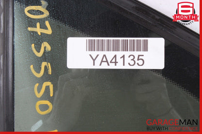 07-13 Mercedes W221 S550 S600 Rear Left Side Quarter Door Window Auto Glass