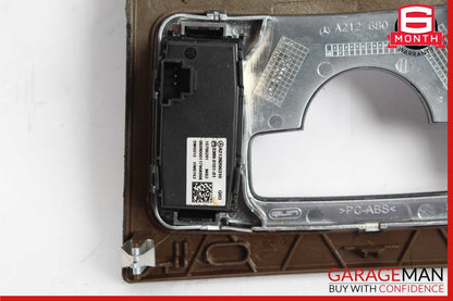 10-13 Mercedes W212 E350 E400 E550 Center Console Switch Trim Cover Bezel Wood