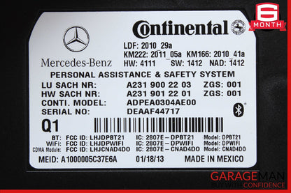 12-20 Mercedes GLK350 GLA250 E550 C250 Communication Control Module Unit
