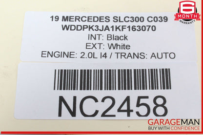 12-20 Mercedes R172 SLC300 Front Right Exterior Door Handle Keyless Go OEM