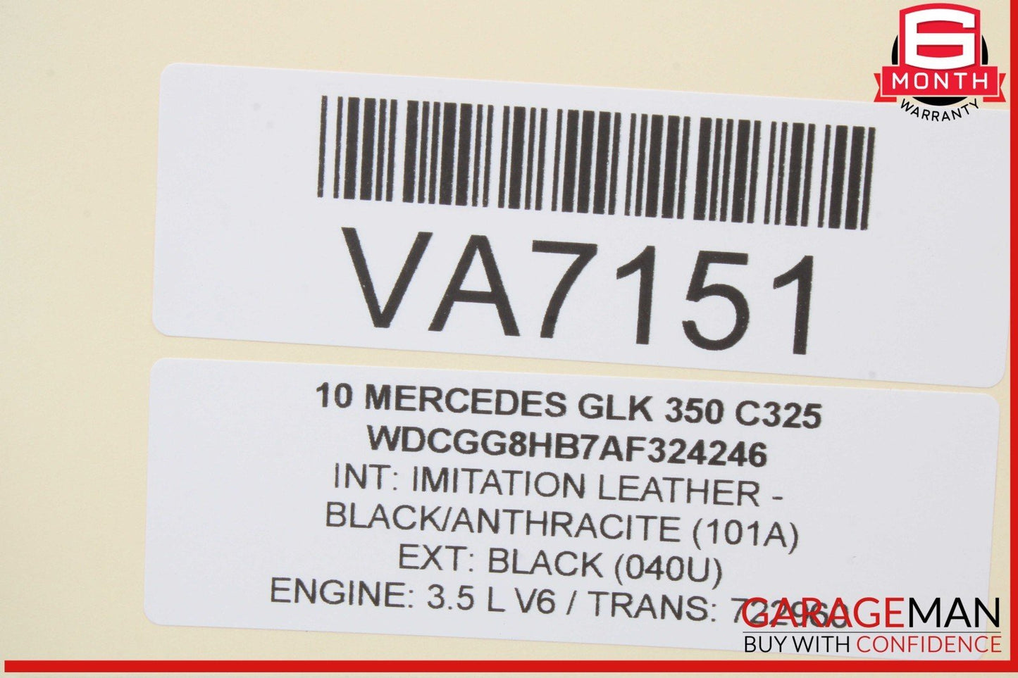 08-18 Mercedes X204 GLK350 Rear Right Side Door Lock Latch Actuator OEM