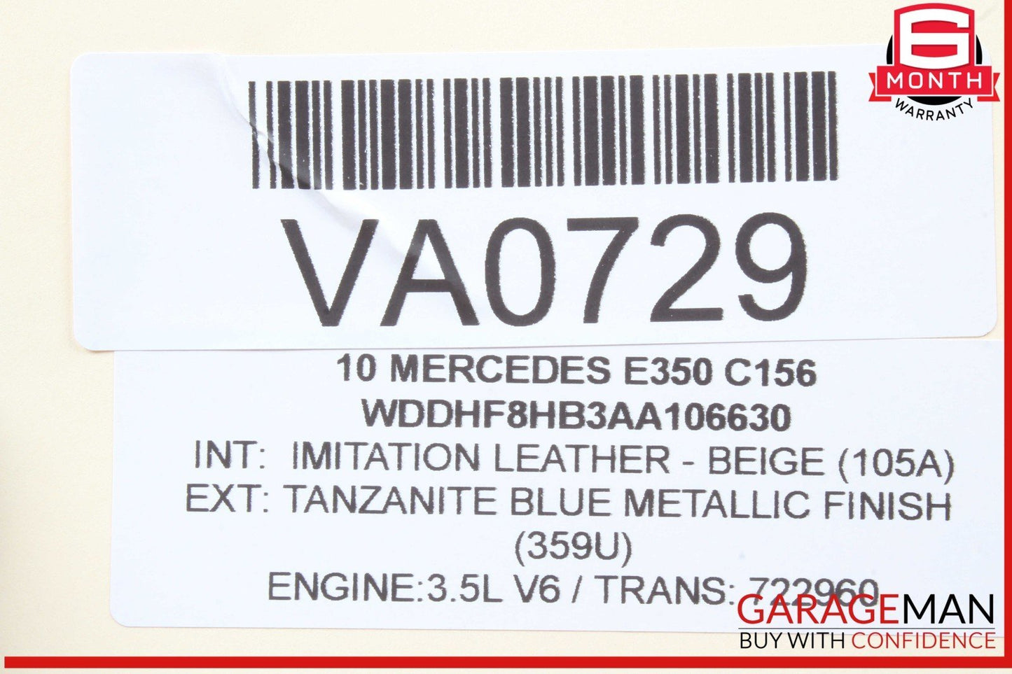 08-18 Mercedes W212 E350 C350 CLS550 Rear Right Side Door Control Module Unit