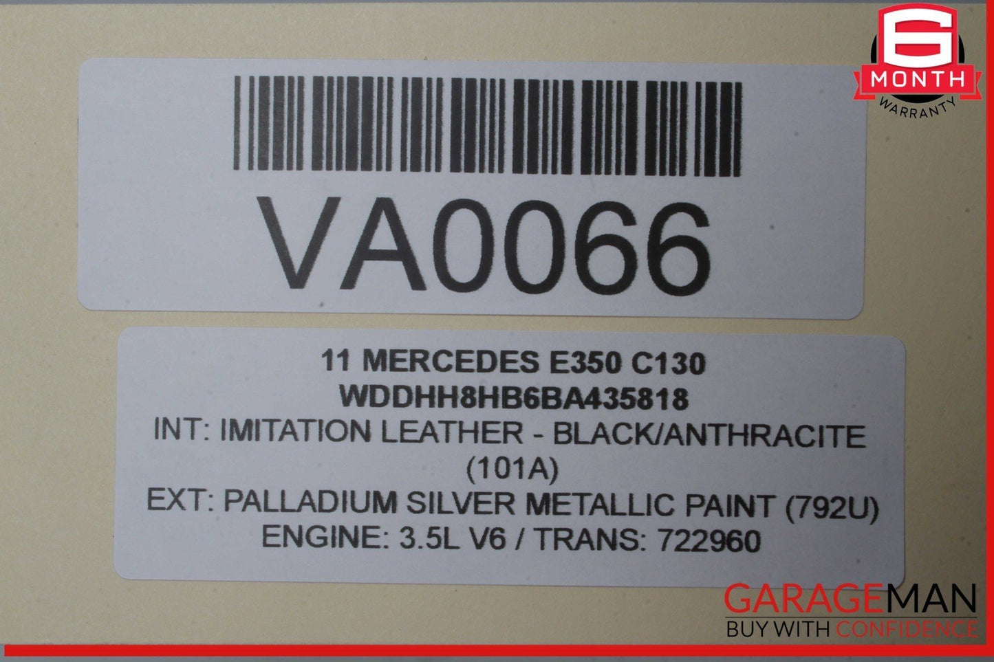 08-18 Mercedes W212 E350 C350 C250 Rear Left Side Door Lock Latch Actuator OEM
