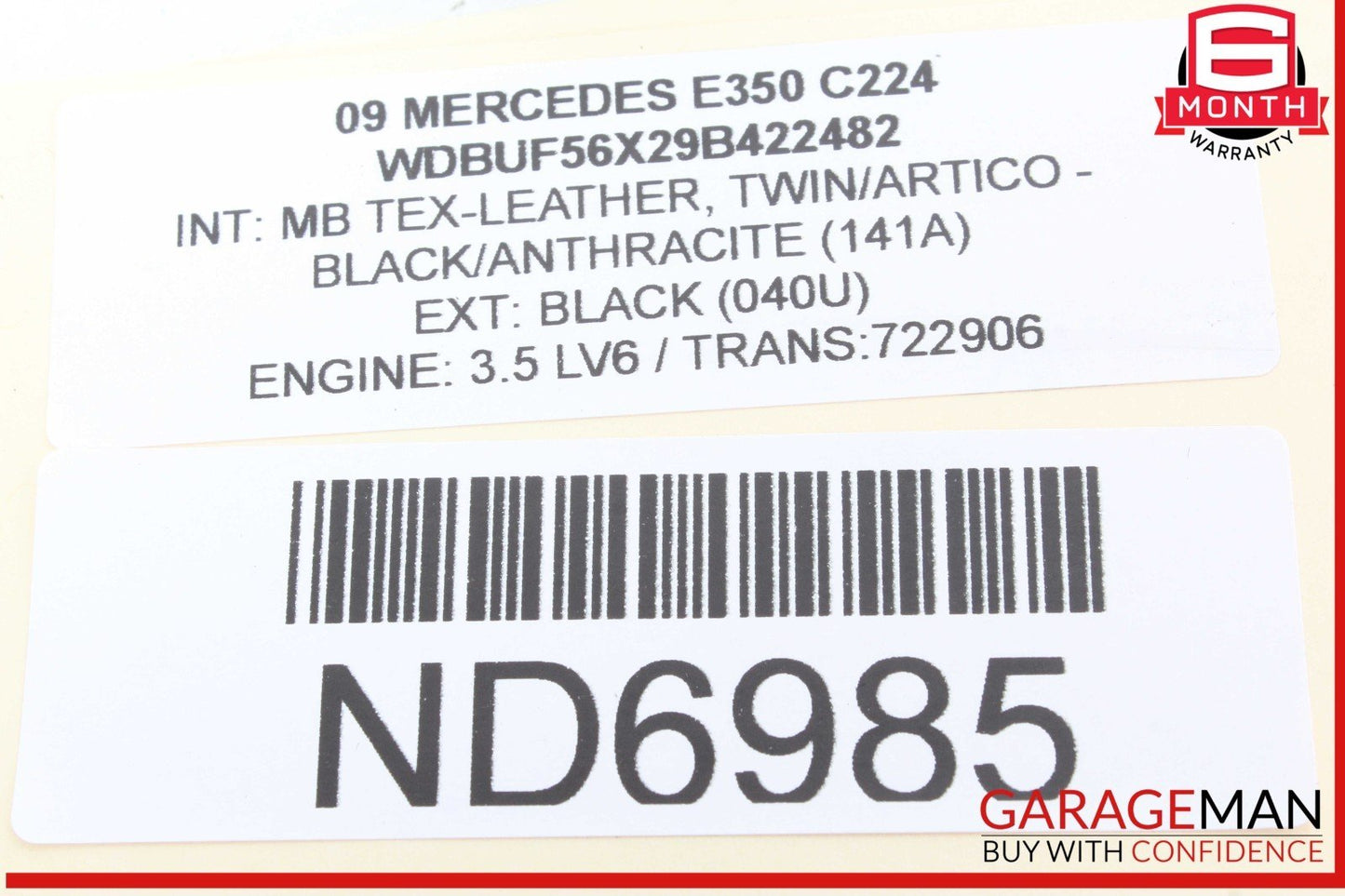 03-09 Mercedes W211 E350 Rear Right Passenger Side Door Lock Latch Actuator OEM