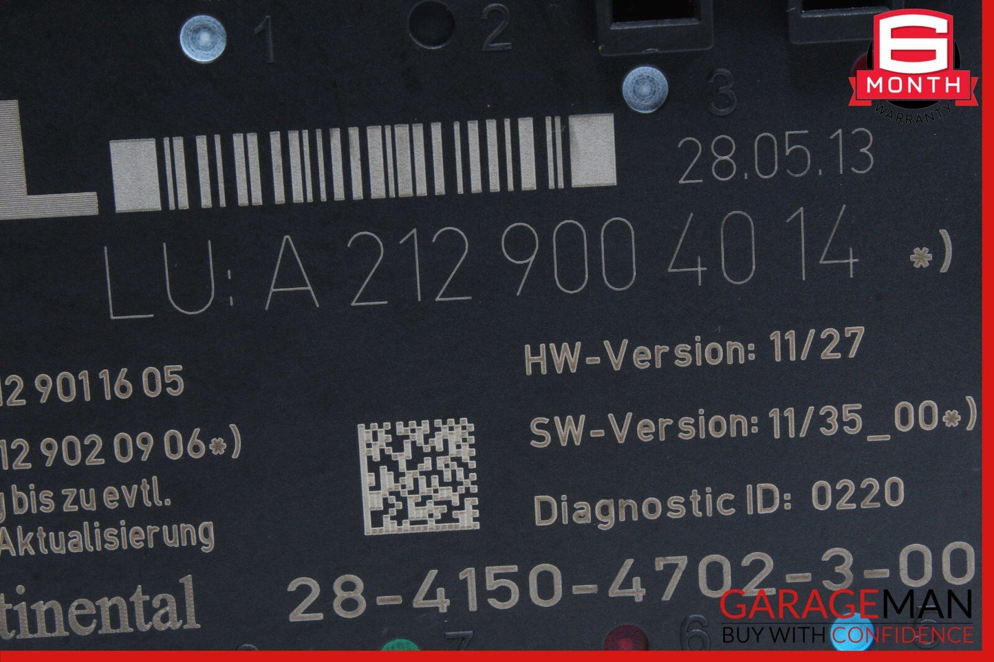 08-18 Mercedes W212 E350 E63 AMG CLS550 Front Left Side Door Control Module OEM