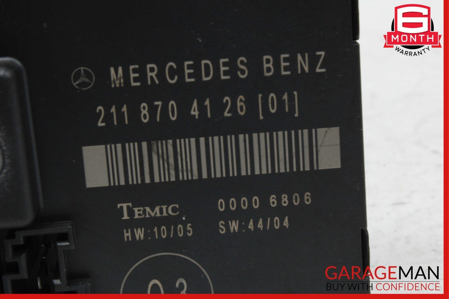 03-09 Mercedes W211 E350 E320 E63 AMG Rear Right Door Controller Module Unit