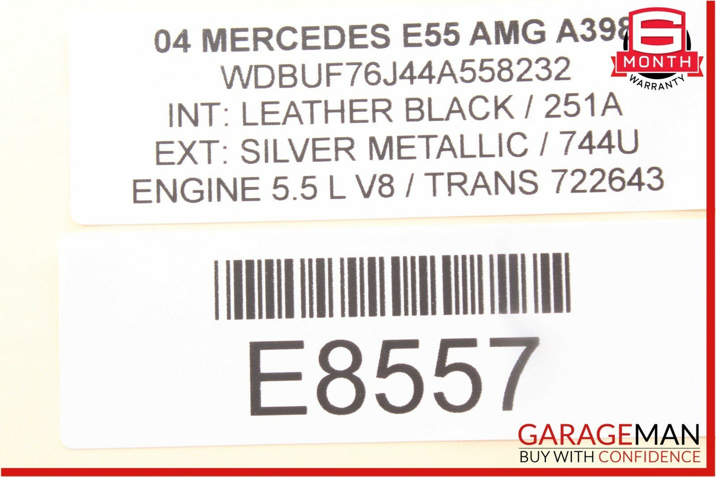 03-09 Mercedes W211 E550 E55 AMG CLS550 Hazard Light Door Lock Control Switch