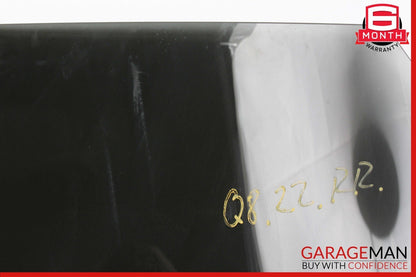 19-23 AUDI Q8 REAR RIGHT PASSENGER SIDE DOOR WINDOW GLASS OEM
