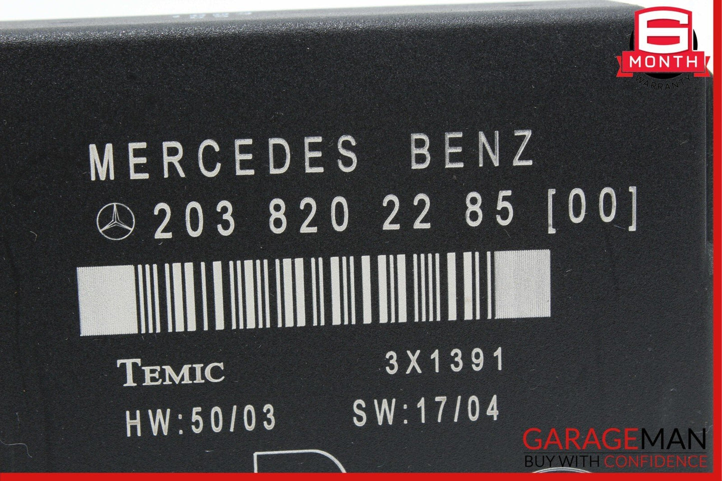 01-07 Mercedes W203 C230 C55 AMG Rear Right Side Door Control Module Unit OEM