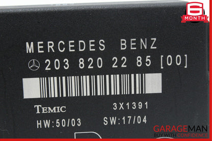 01-07 Mercedes W203 C230 C55 AMG Rear Right Side Door Control Module Unit OEM