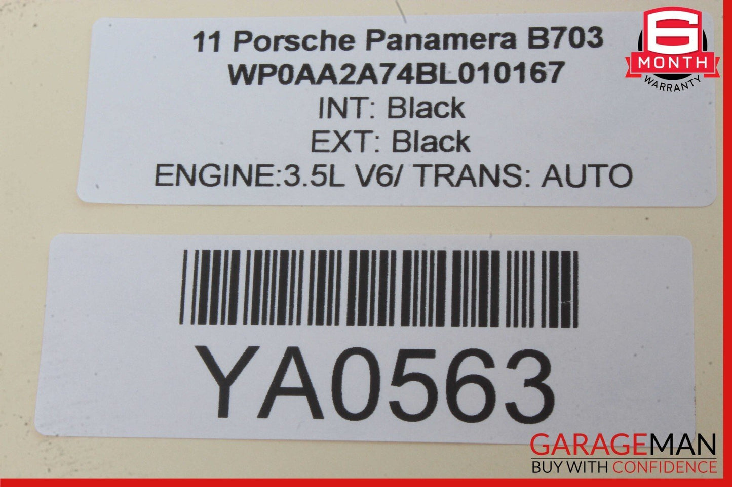 10-16 Porsche Panamera 970 Front or Rear Right Door Window Regulator Motor OEM