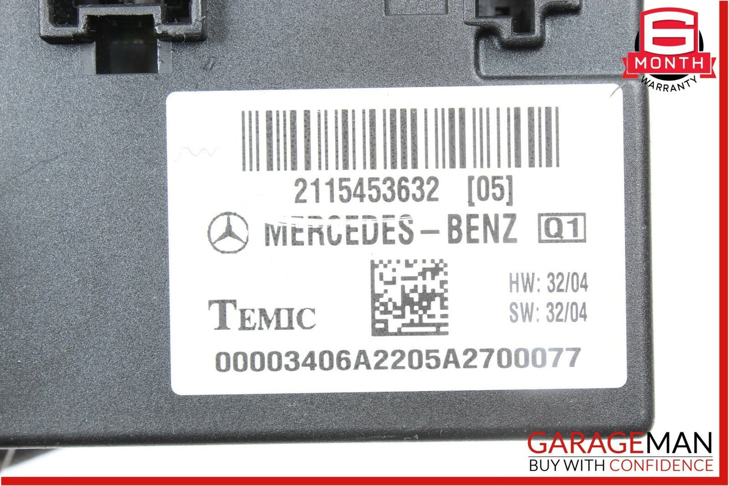 03-11 Mercedes W211 E320 E350 CLS500 BCM BCU Body Computer Control Module OEM