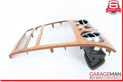 03-12 Bentley Continental GTC Central Dash Instrument Panel Trim w/ Air Vent OEM