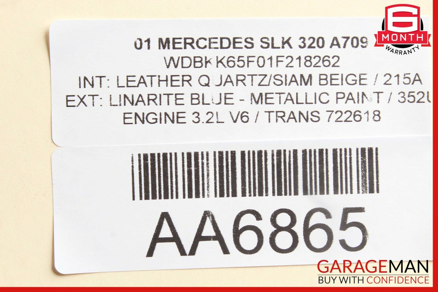97-04 Mercedes R170 SLK230 SLK320 Front Right & Left Shock Absorber Coil Springs