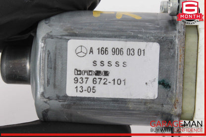 12-19 Mercedes X166 GL450 4MATIC Front Right Side Window Regulator Motor OEM