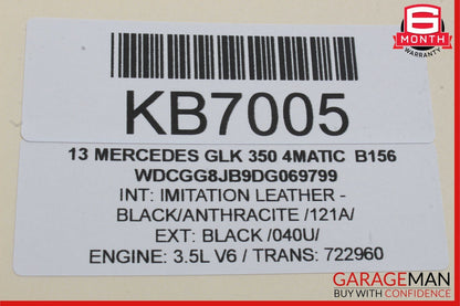 08-18 Mercedes X204 GLK350 CLS550 Rear Left Side Door Control Module Unit OEM