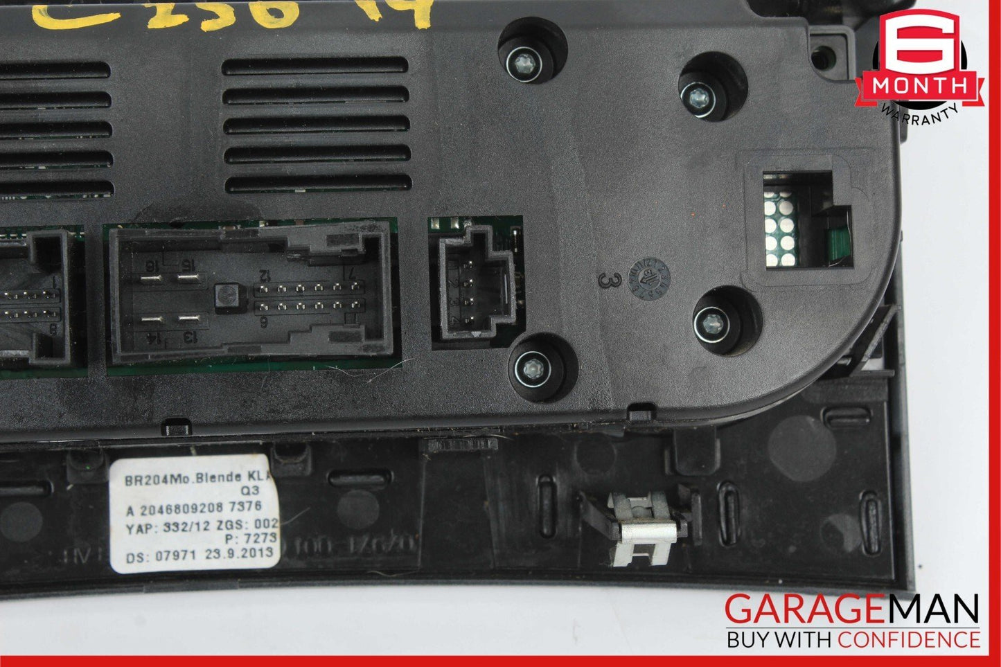 12-14 Mercedes W204 C250 C300 AC A/C Heater Climate Control Assembly OEM