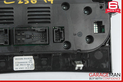 12-14 Mercedes W204 C250 C300 AC A/C Heater Climate Control Assembly OEM