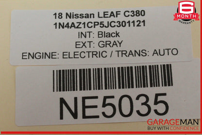 18 Nissan Leaf Owner Owner's Operator Manual Maintenance Guide Booklet w/ Case