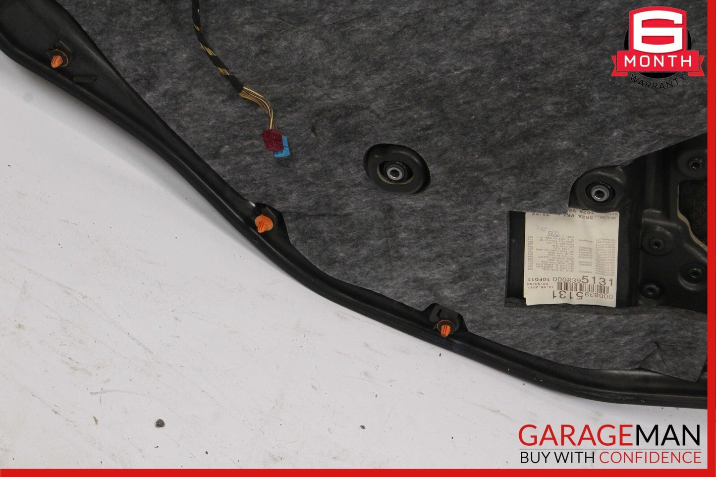 10-13 Mercedes W212 E550 Rear Right Side Interior Door Panel Assembly Beige