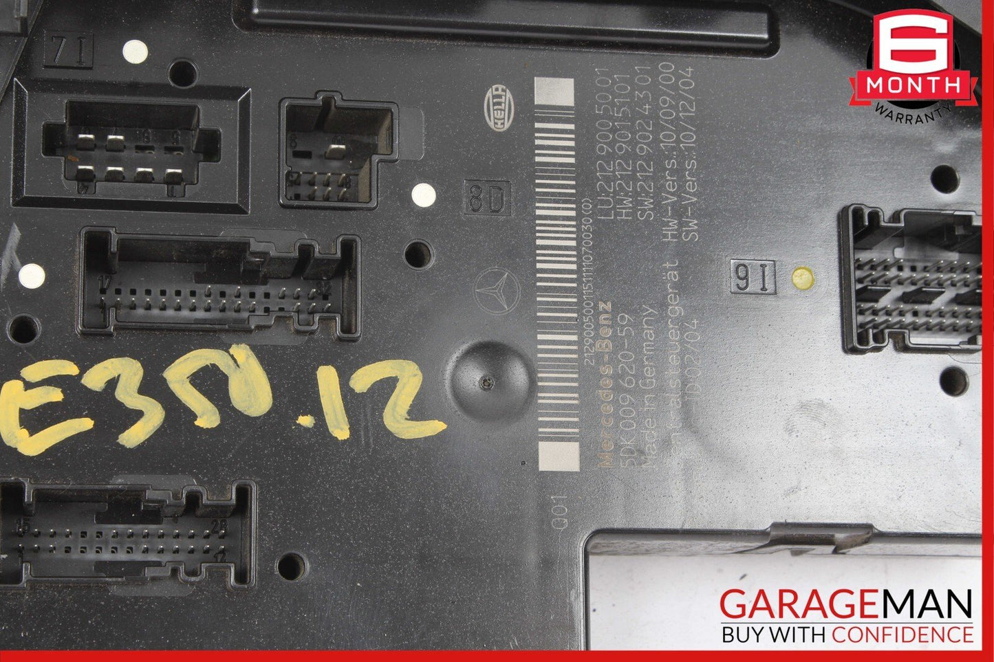 10-18 Mercedes W212 E350 CLS63 Rear SAM Module Relay Fuse Box 2129005001 OEM