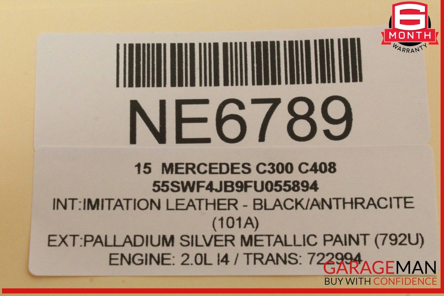 15-18 Mercedes W205 C300 Rear Right Passenger Side Door Control Module Unit OEM