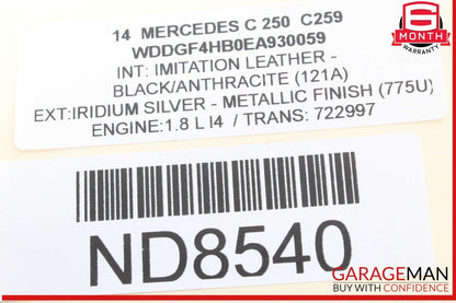 08-18 Mercedes W204 C250 C300 Rear Left Side Door Control Module Unit OEM