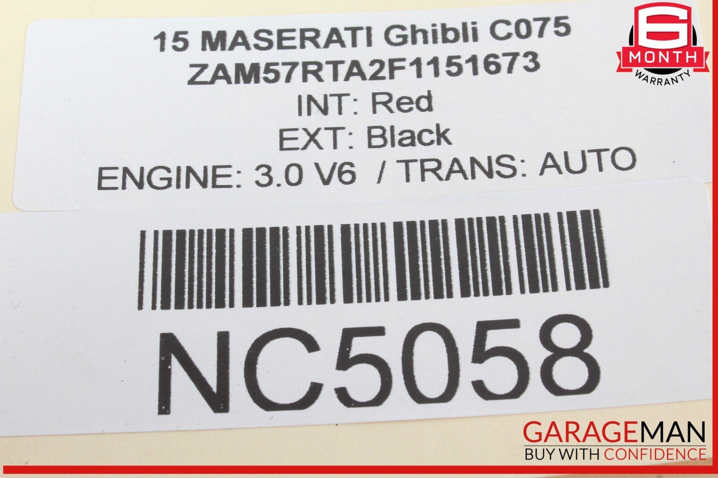 14-17 Maserati Ghibli Front Left Driver Side Door Lock Latch Actuator OEM