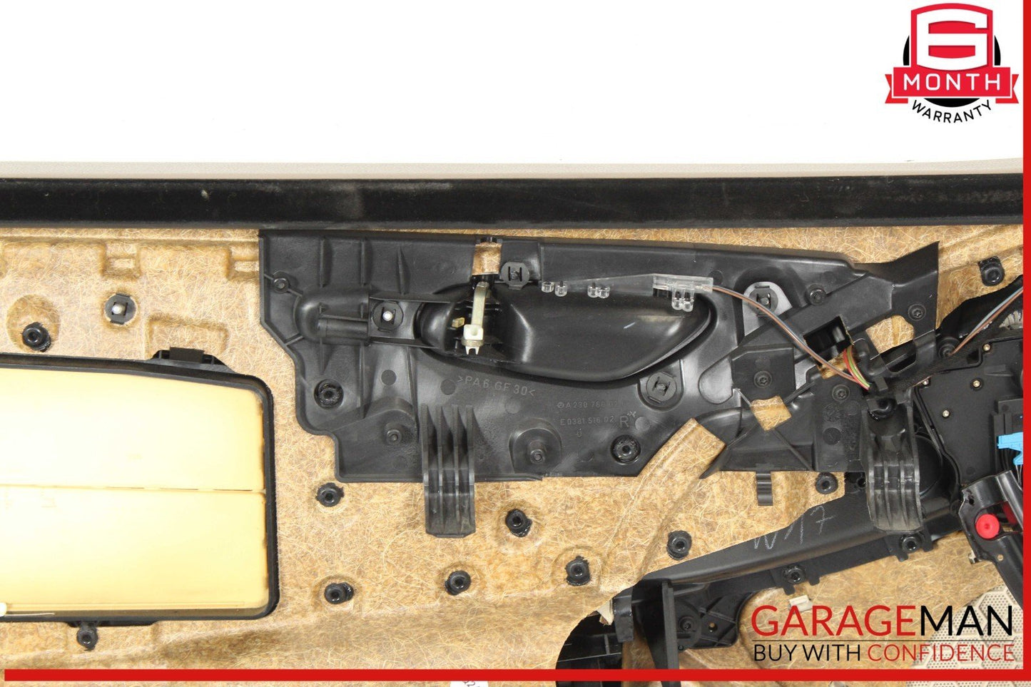 03-06 Mercedes R230 SL500 SL55 AMG Front Right Interior Door Panel Beige OEM
