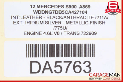 10-16 Mercedes W221 S500 SLK350 E350 Front Active Lane Assist Camera OEM
