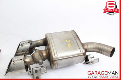 14-17 Maserati Ghibli Rear Right & Left Side Exhaust Muffler Tip OEM