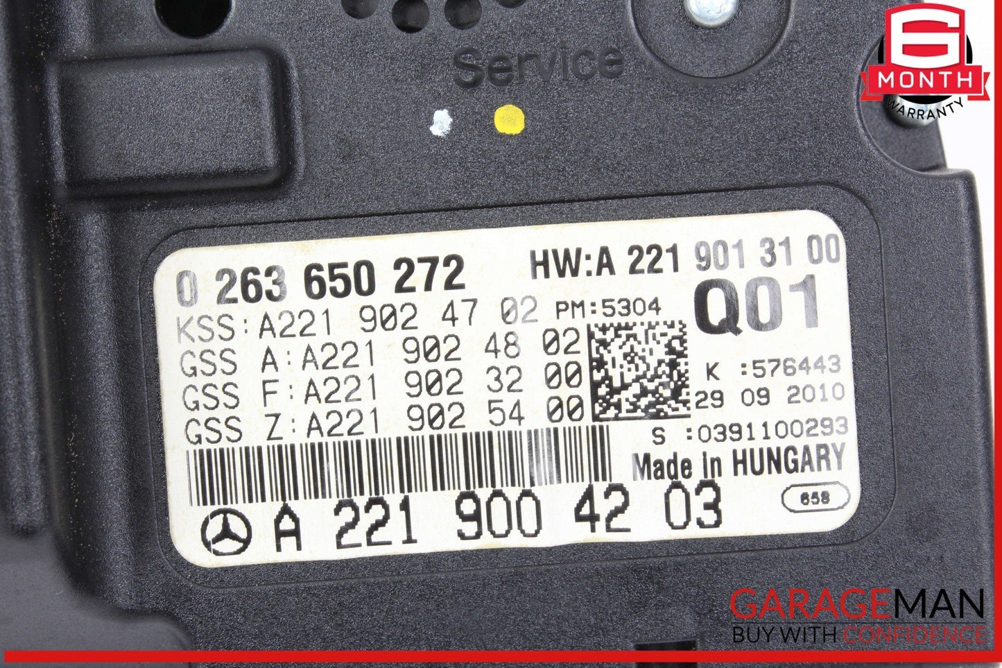 10-14 Mercedes W221 S400 Hybrid Speedometer Odometer Instrument Cluster Gauge