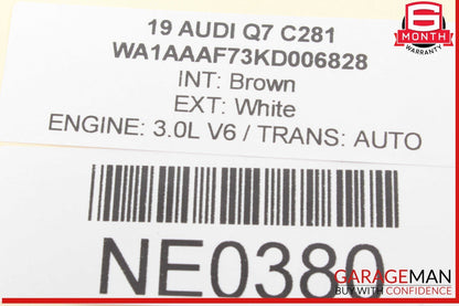 17-24 Audi Q7 Rear Left or Rear Right Side CV Axle Shaft 4M0501203D OEM
