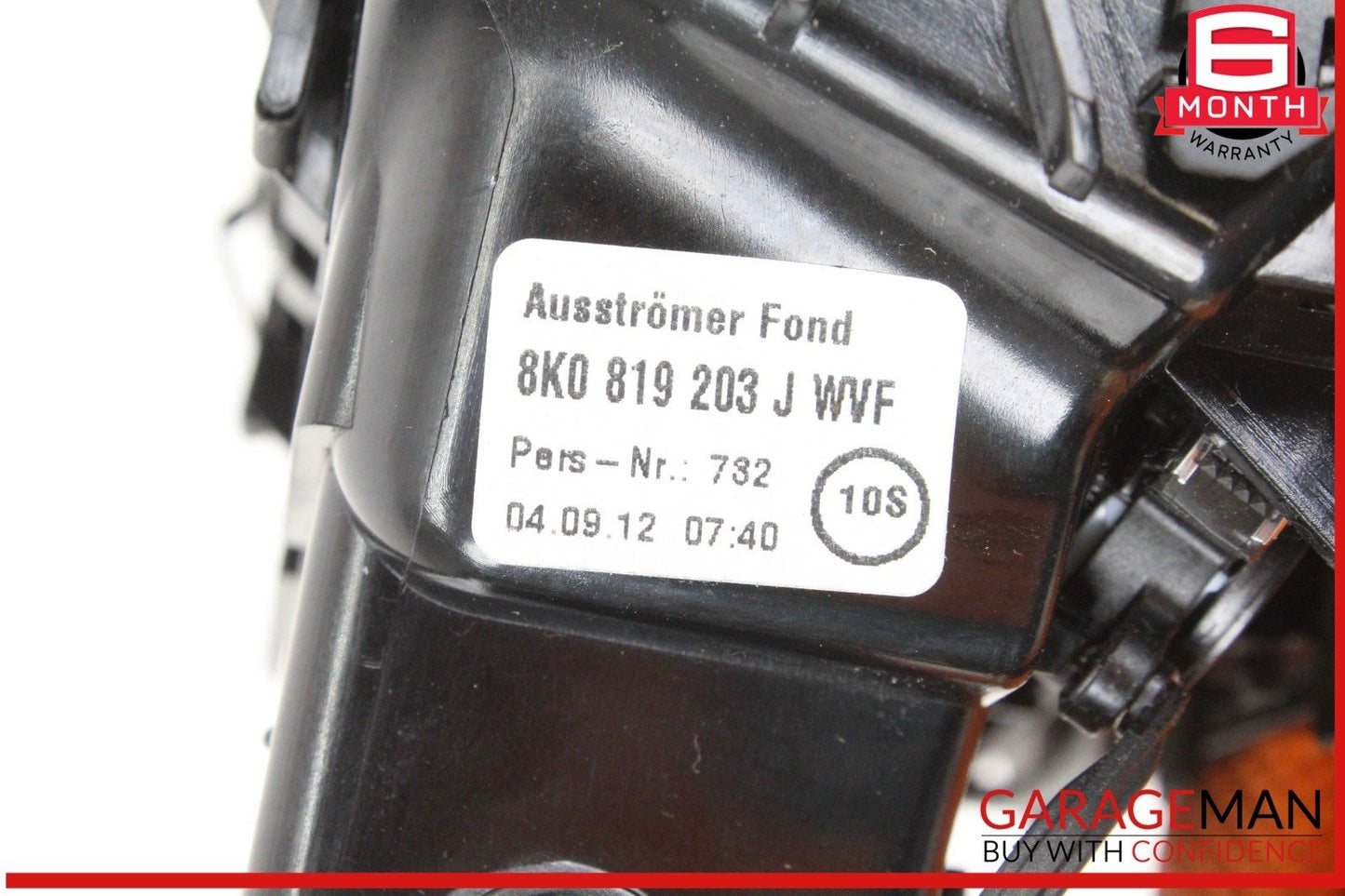 13-17 Audi A4 A5 Q5 SQ5 Rear Center Console Heater AC A/C Air Vent 8K0819203 OEM