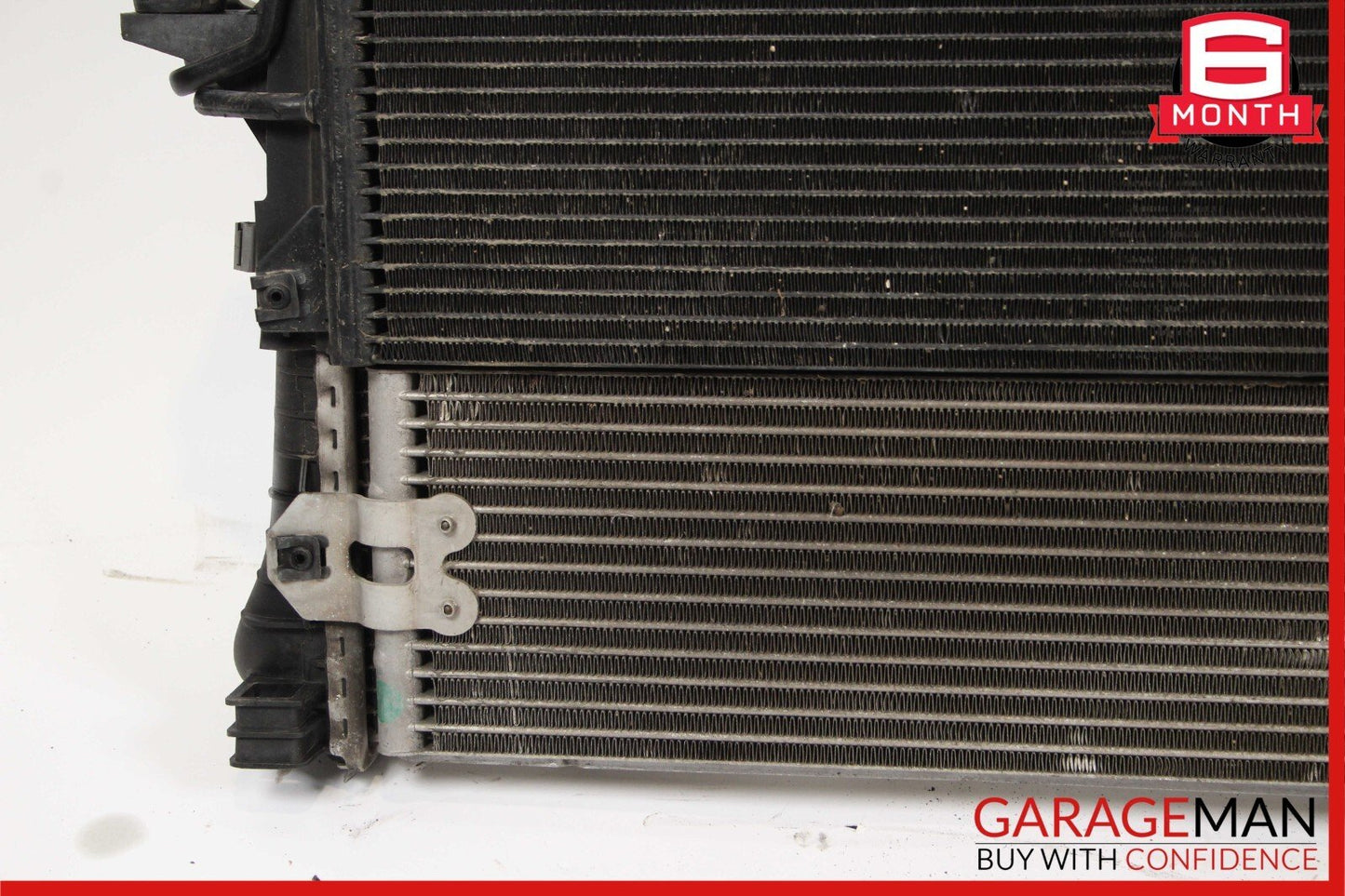 03-06 Porsche Cayenne 955 Engine Motor Cooling Radiator AC A/C Condenser Assy
