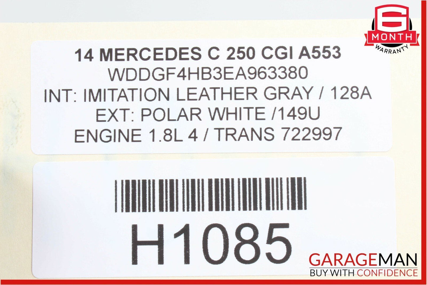 12-15 Mercedes C250 SLK250 7G Tronic Automatic Transmission Assembly 722.997 65k
