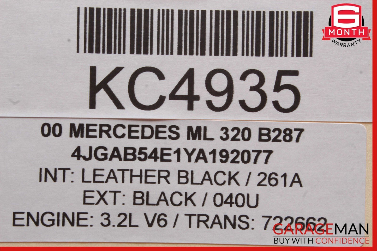 98-05 Mercedes W163 ML320 Front Right Side Dash Dashboard A/C AC Air Vent Grill