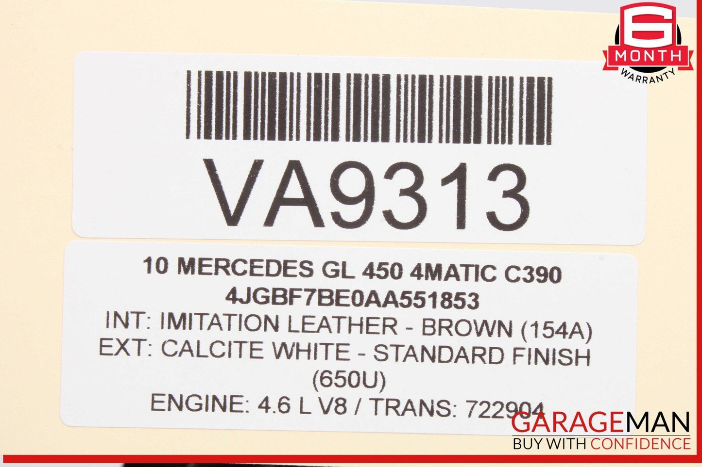 06-13 Mercedes X164 GL450 ML350 Rear Right Side Door Lock Latch Actuator OEM