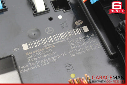 10-18 Mercedes W212 E400 Rear Fuse Relay Box SAM Signal Acquisition Assembly OEM