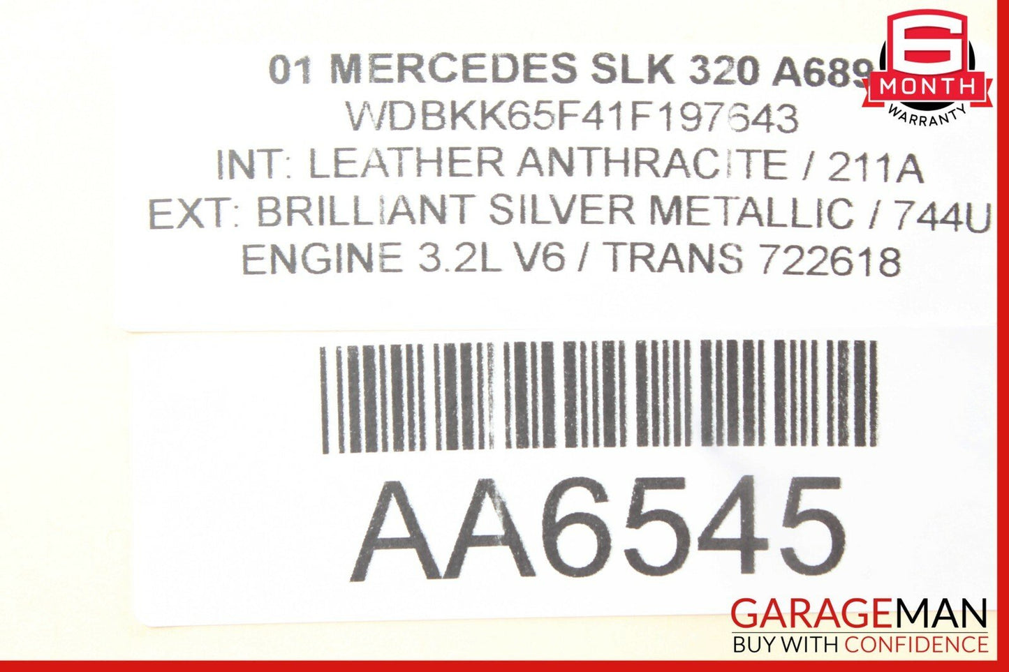 97-04 Mercedes R170 SLK230 SLK320 Rear Right / Left Lower Suspension Control Arm