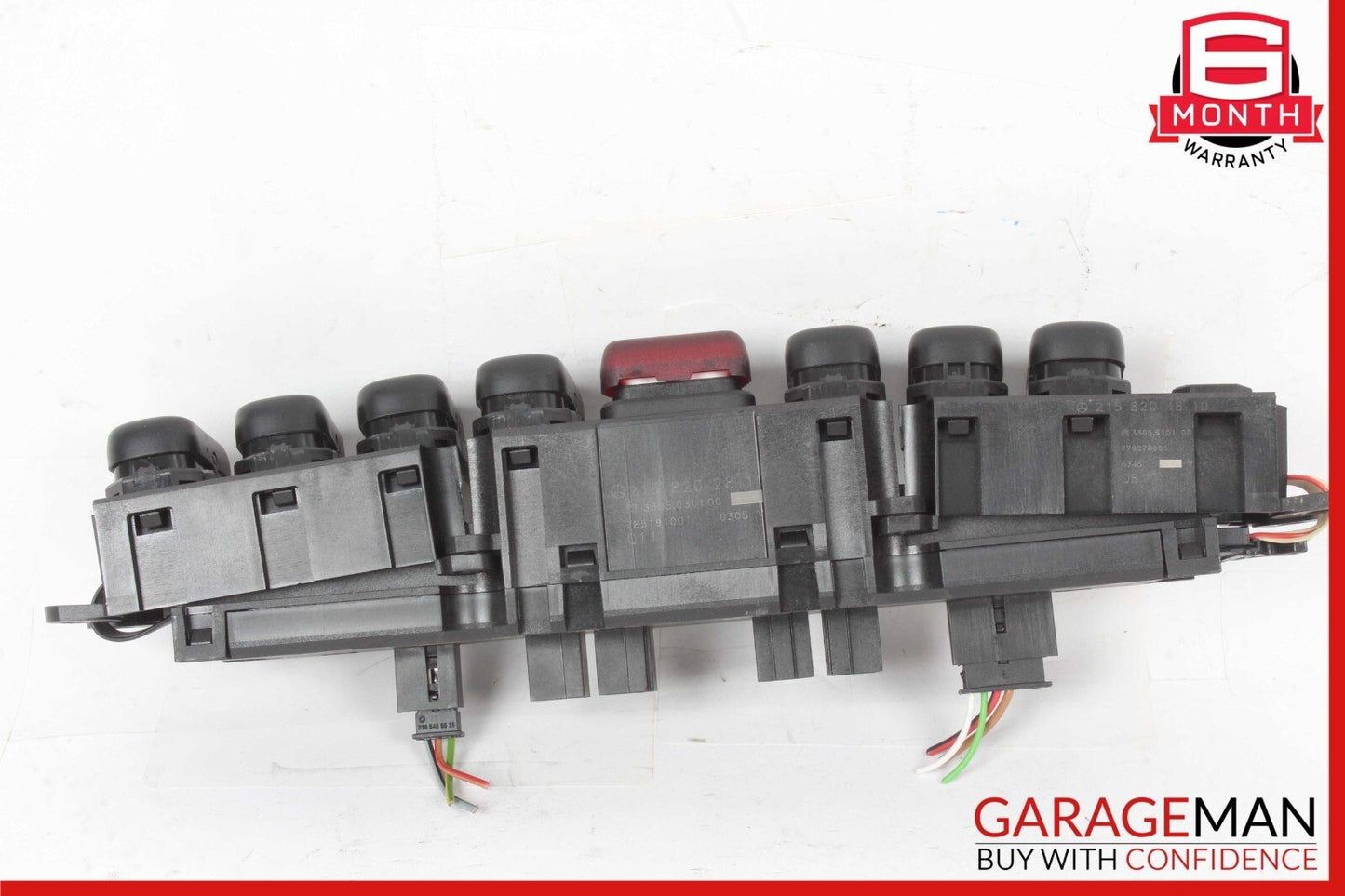00-02 Mercedes W215 CL600 CL55 AMG Center Dash Hazard Light Switch Control Panel