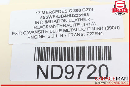 15-20 Mercedes W205 C300 GLC43 AMG Center Dash Dashboard Air A/C Vent OEM