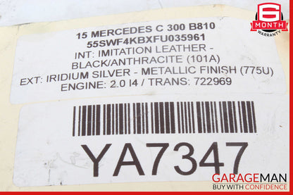 15-20 Mercedes W205 C300 C63 AMG Front Left Side Door Window Regulator Motor OEM