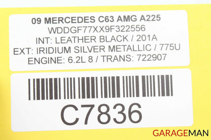 08-11 Mercedes W204 C250 C63 AMG Rear Right Side Door Lock Latch Actuator OEM