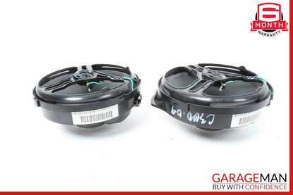08-15 Mercedes W204 C300 Rear Right & Left Door Sound Speakers Set of 2 OEM