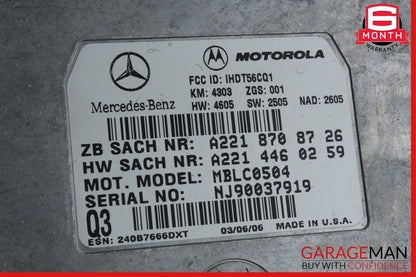 06-14 Mercedes X164 GL450 SL550 S550 Voice Communication Control Module Unit OEM